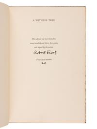 [KAUFMAN, Enit Zerner (1897-1961), her copies]. FROST, Robert (1874-1963). A Witness Tree. KAUFMAN, Enit Zerner (1897-1961), illustrator. New York: Henry Holt & Company, 1942.