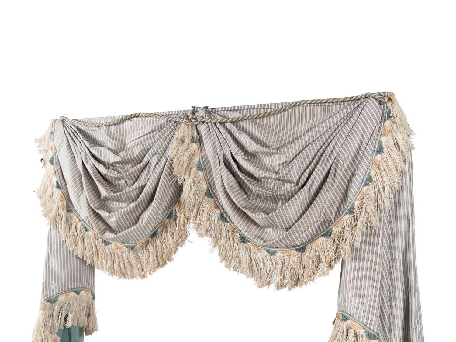 A Set of Three Drapery Valances