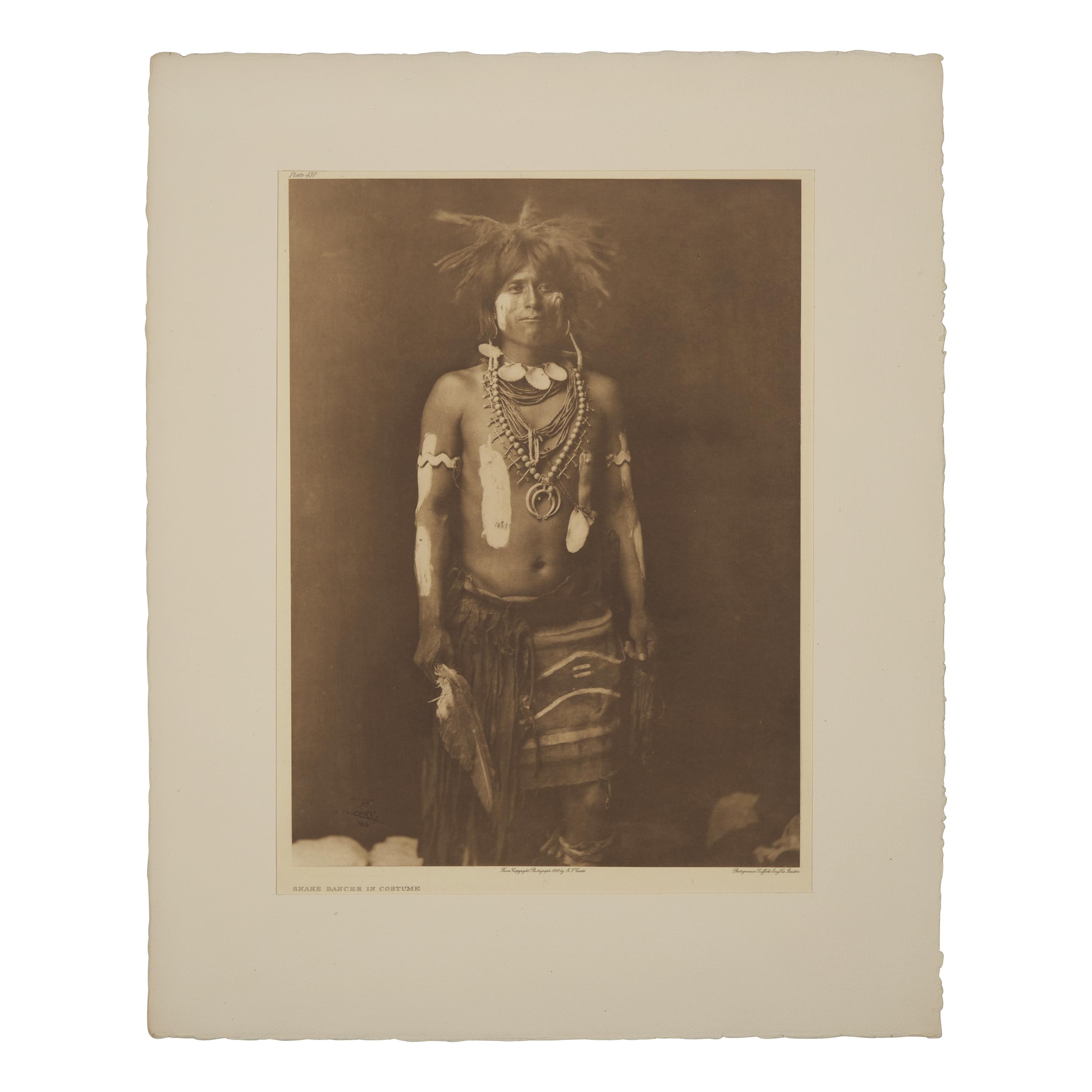 [Native-Americana] Curtis, Edward S. Snake Dancer in Costume