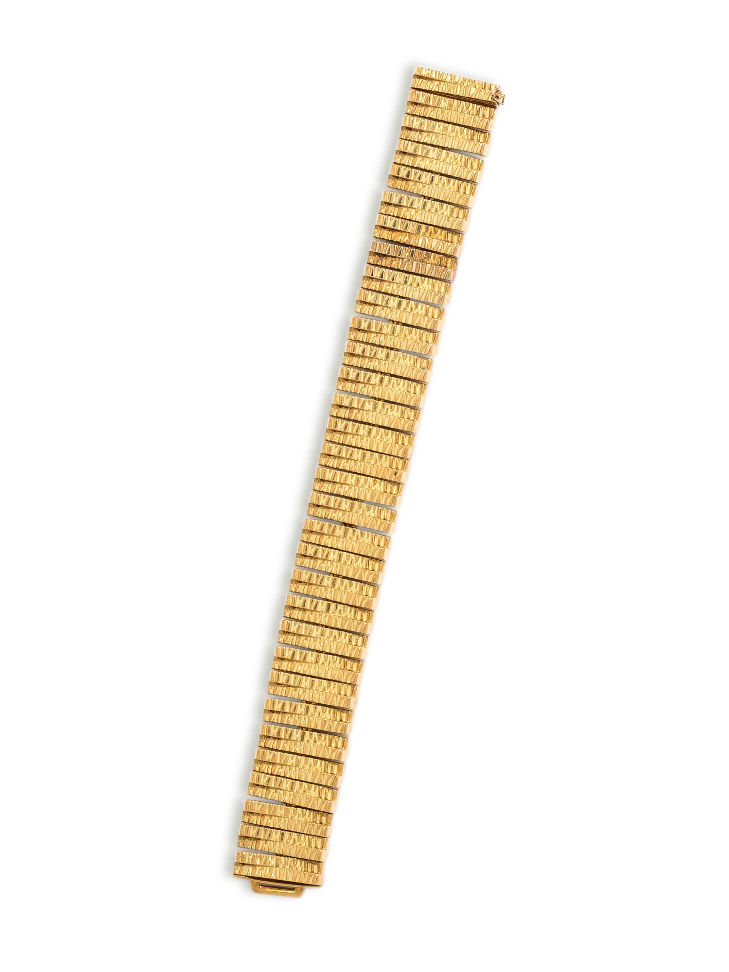 YELLOW GOLD LINK BRACELET