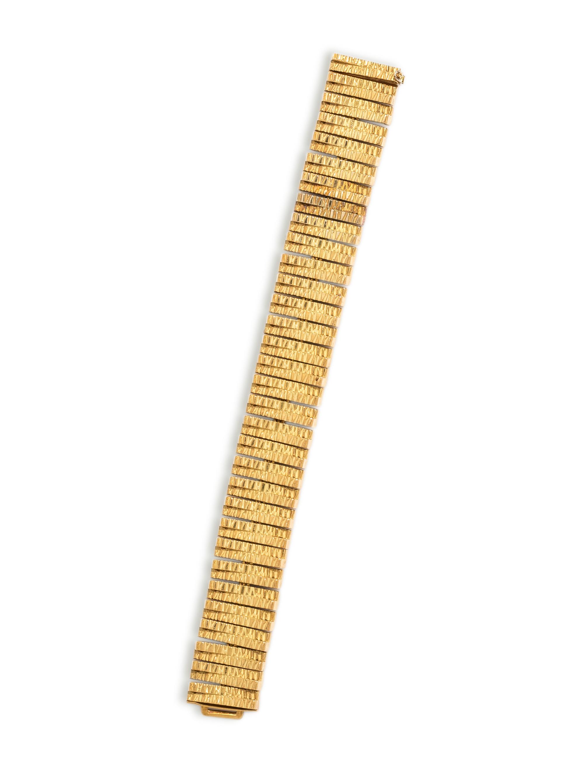 YELLOW GOLD LINK BRACELET