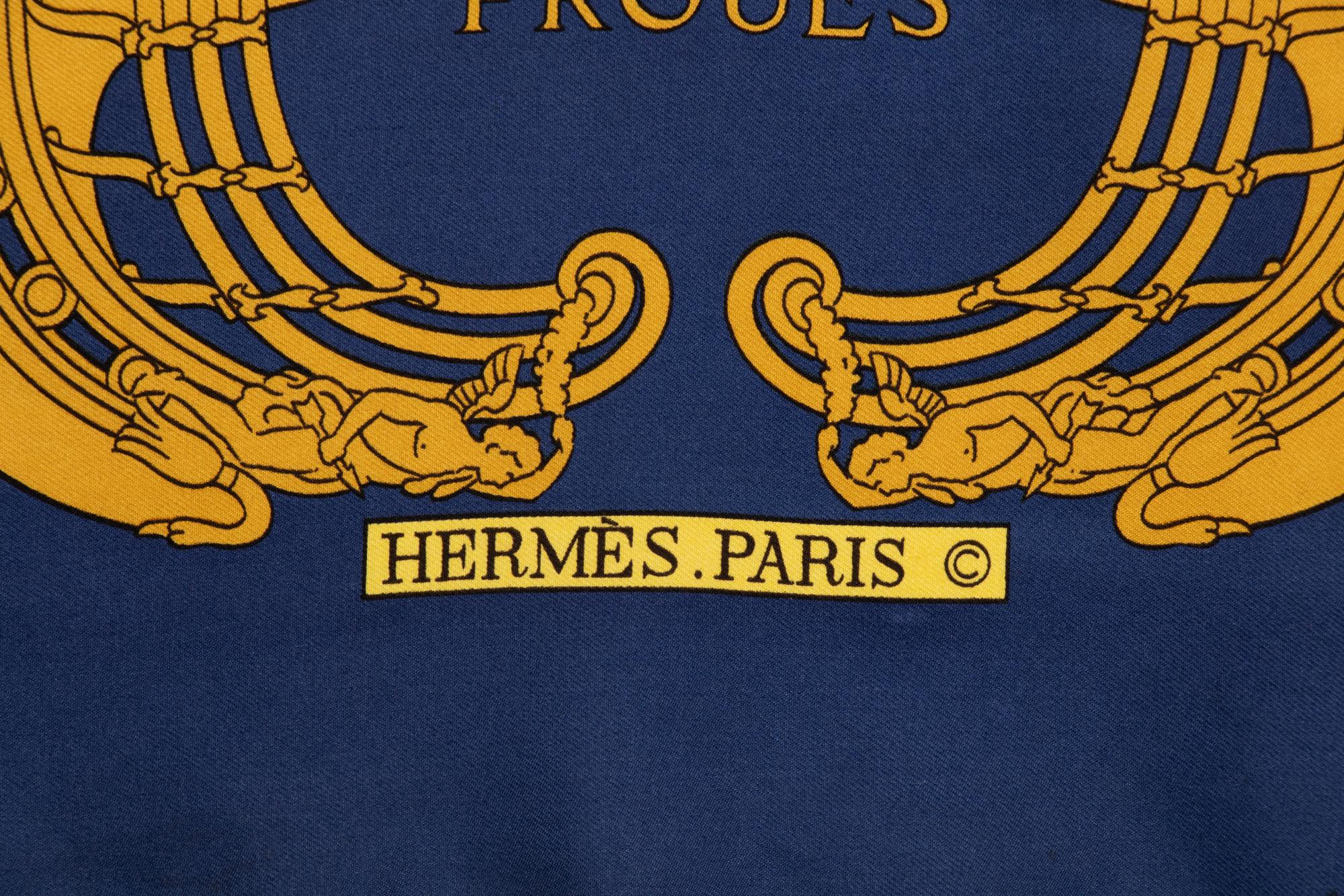 Three Hermès Scarves