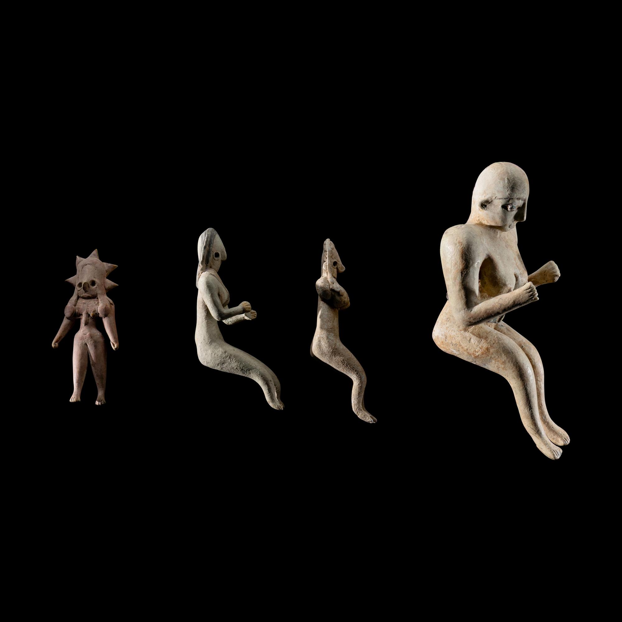 Four Indus Valley Terracotta Female Figures