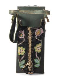 Great Lakes Beaded Cradle, with Bentwood Frame