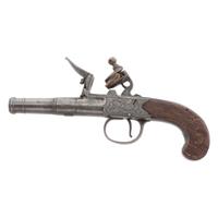 Box Lock Flint Turn-Off Pocket Pistol by Twigg