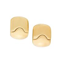 YELLOW GOLD EARCLIPS