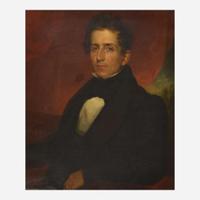 American School 19th century Portrait of Samuel Griswold Goodrich, aka Peter Parley (1793-1860)