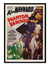 Vintage Movie Poster, Phantom Rancher