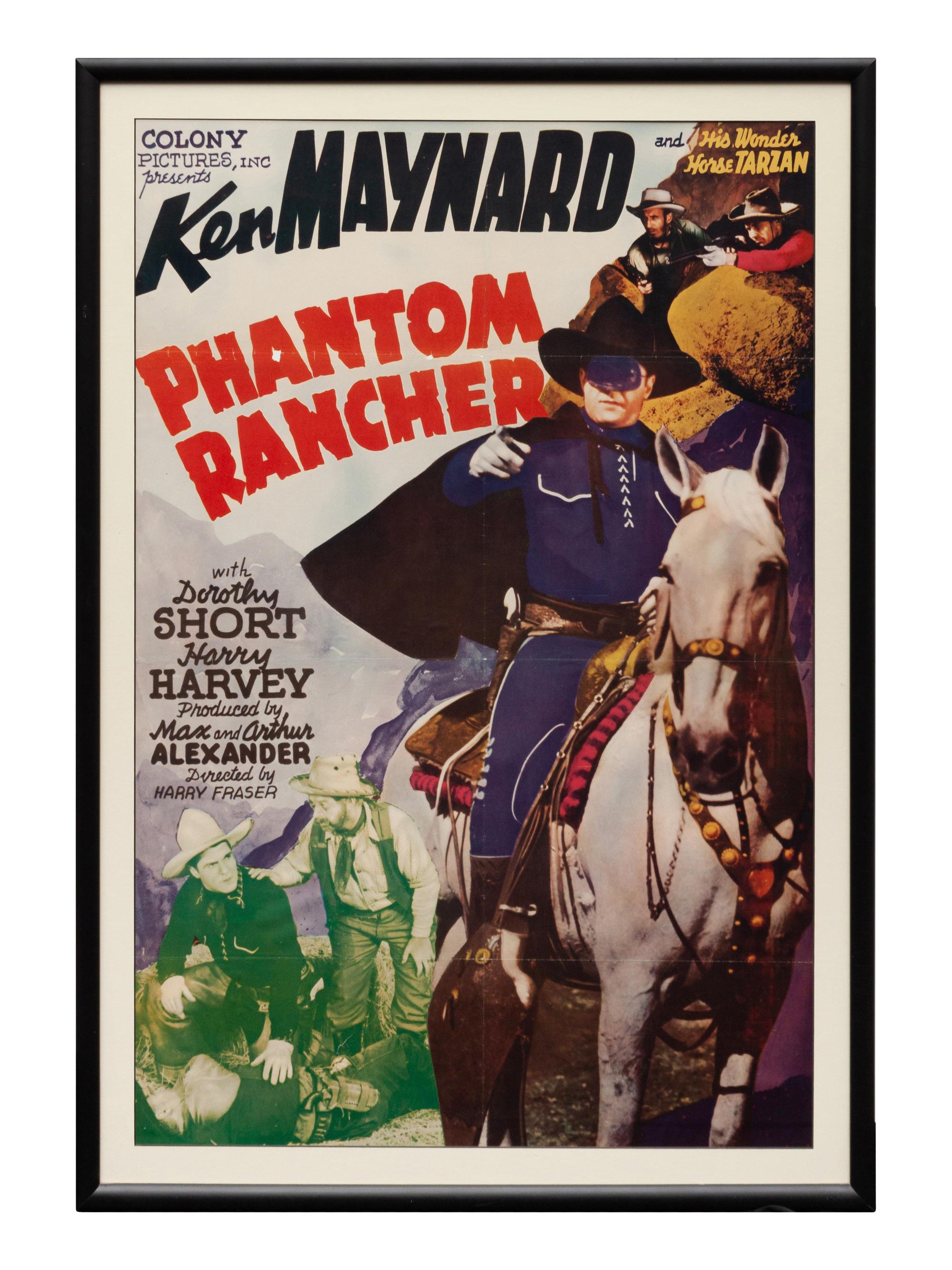 Vintage Movie Poster, Phantom Rancher