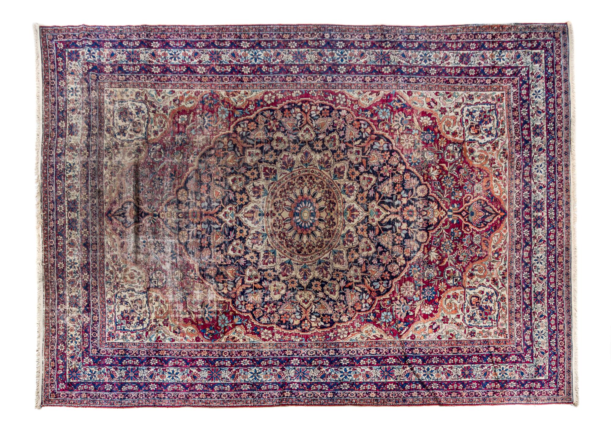 A Kermanshah Wool Rug 14 feet 6 inches x 10 feet 2 inches.