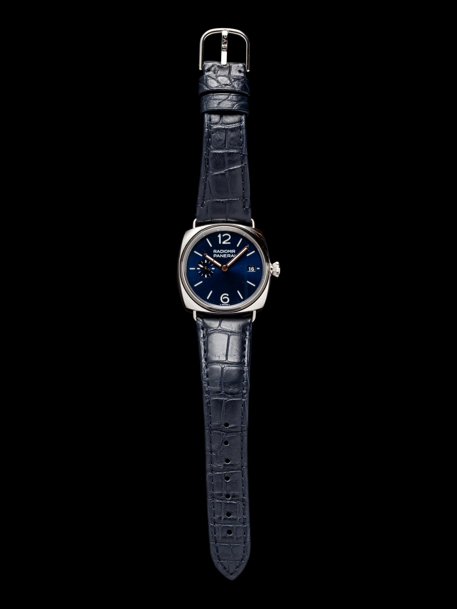 PANERAI, REF. PAM01293 STAINLESS STEEL 'RADIOMIR QUARANTA' DATE WATCH