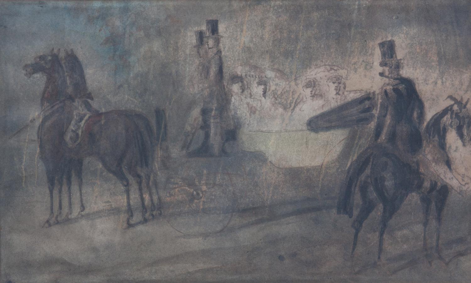 Constantin Guys, (French, 1802-1892), The Carriage Ride