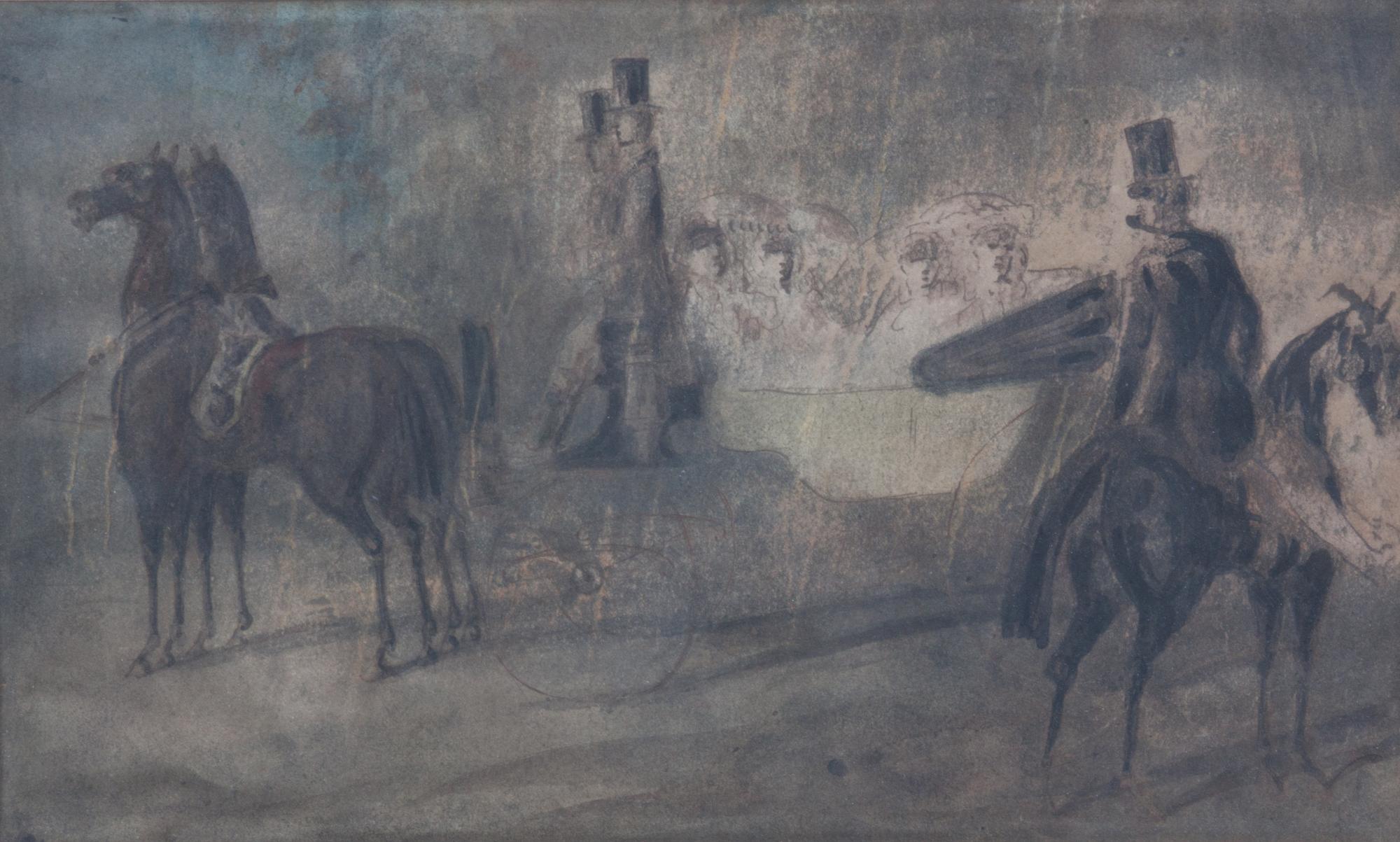 Constantin Guys, (French, 1802-1892), The Carriage Ride