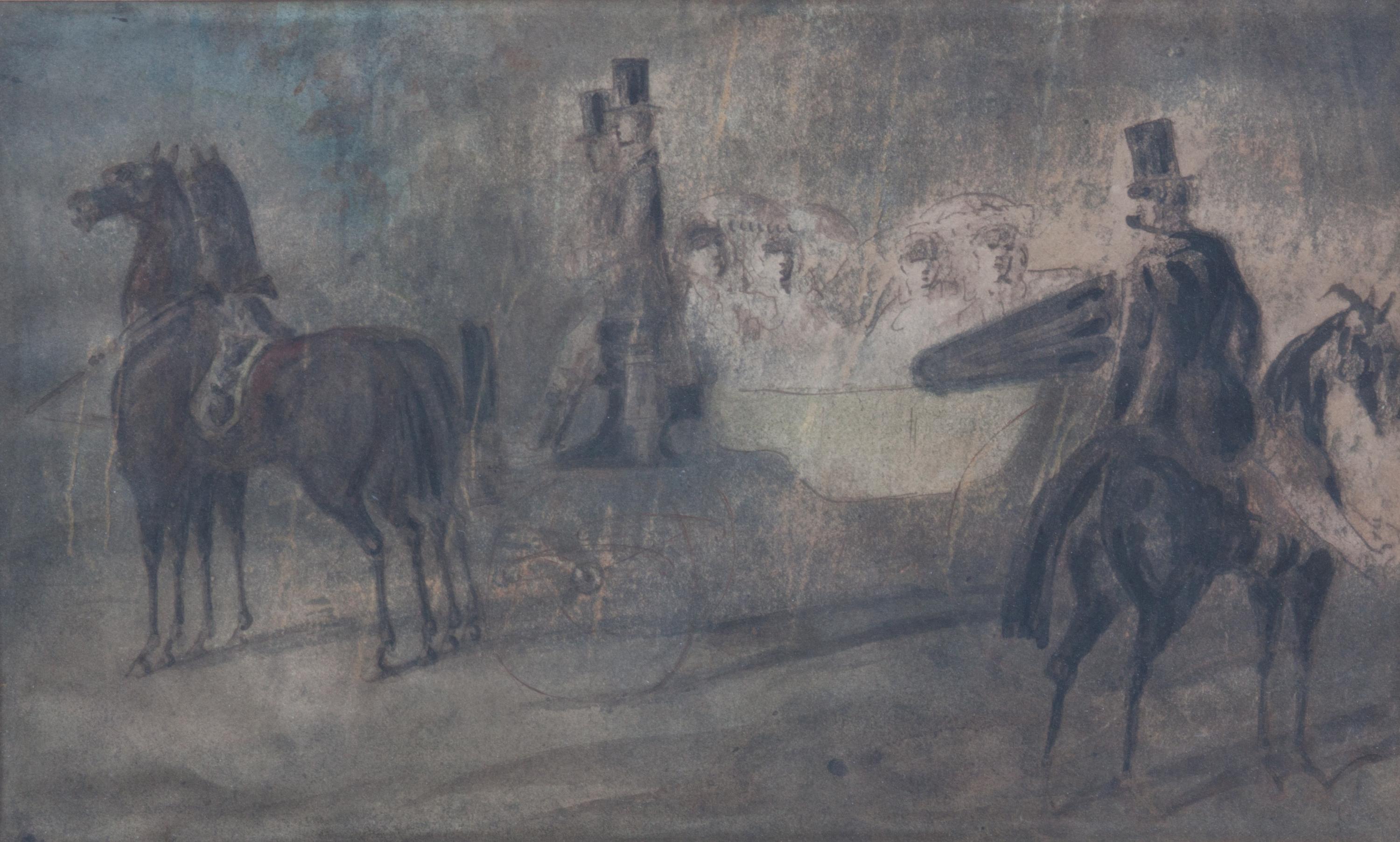 Constantin Guys, (French, 1802-1892), The Carriage Ride