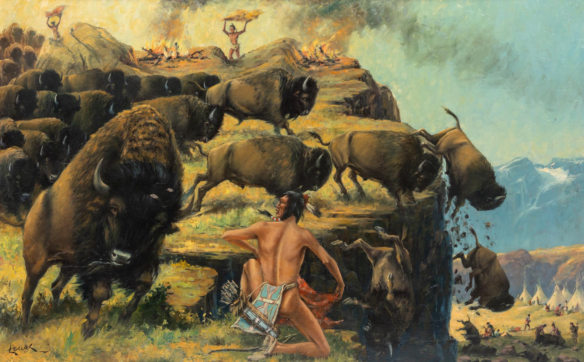 Primitive Buffalo Hunt