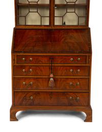 A George III Mahogany Secretary Desk