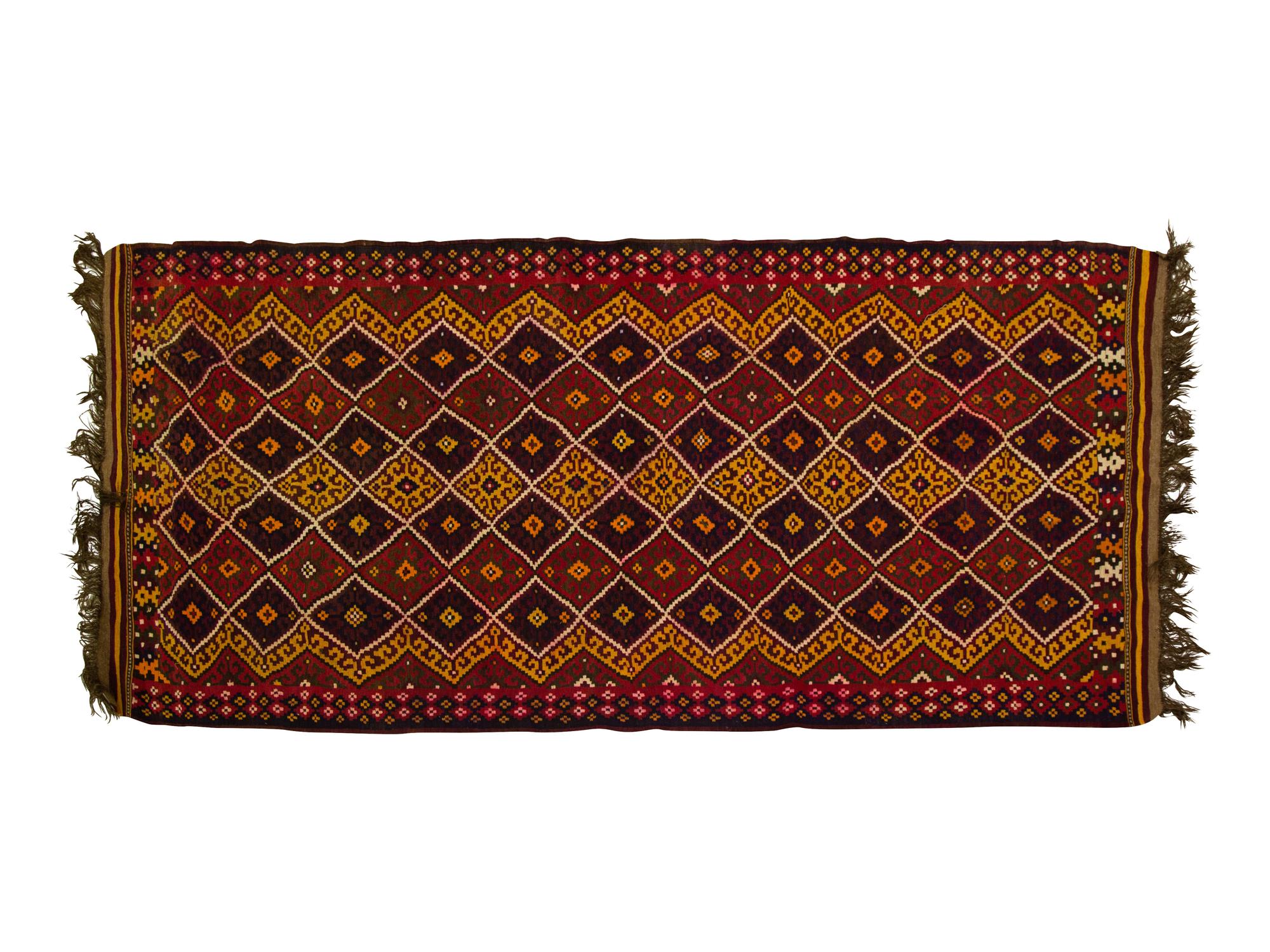 Three Turkish Kilim Wool Rugs