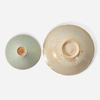 A Vietnamese incised “Peony” bowl, and an incised celadon-glazed “Boys” bowl The first bowl Ly-Tran dynasty 11th-13th century