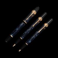 A Montblanc Limited Edition Edgar Allan Poe Fountain Pen, Rollerball Pen and Mechanical Pencil Set