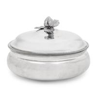 A Silver-Plate Tureen with a Strawberry Finial