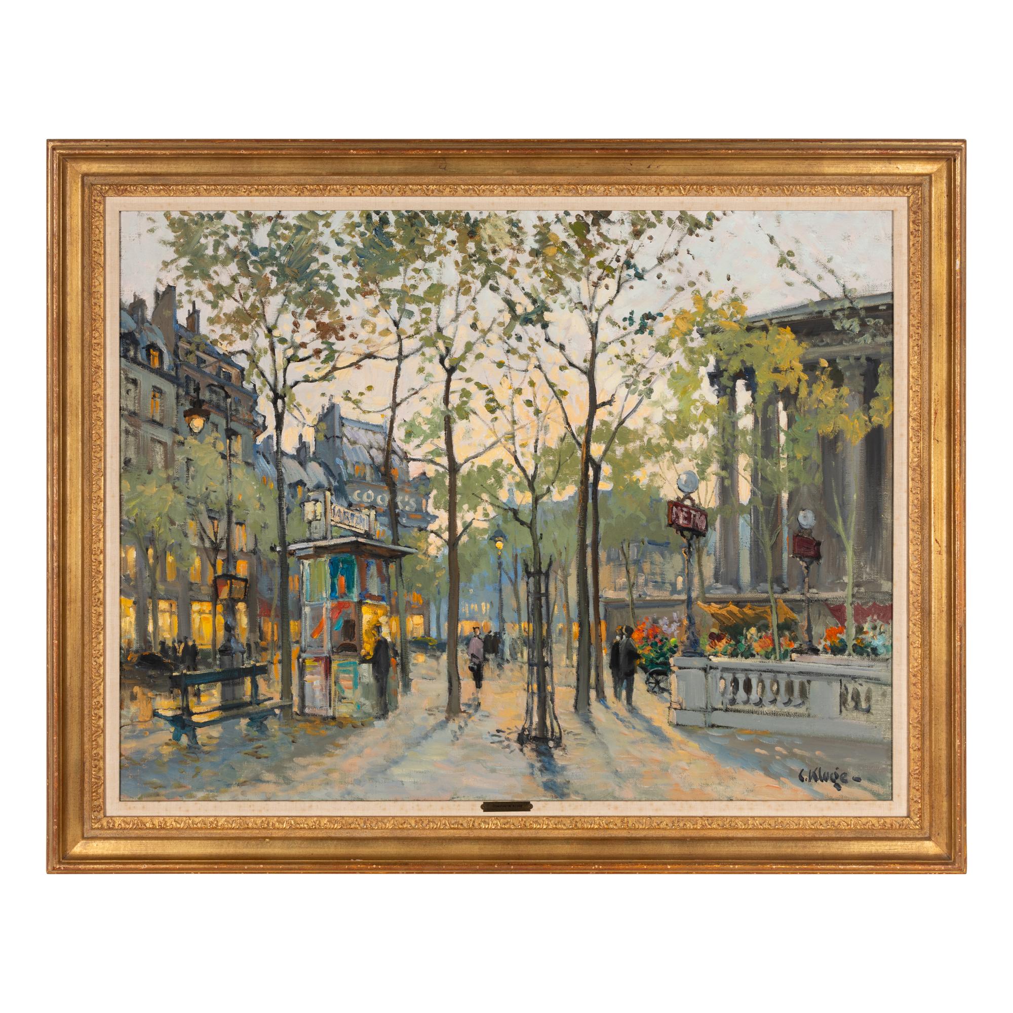 Constantin Kluge (French, 1912-2003) — La Place de la Madeleine