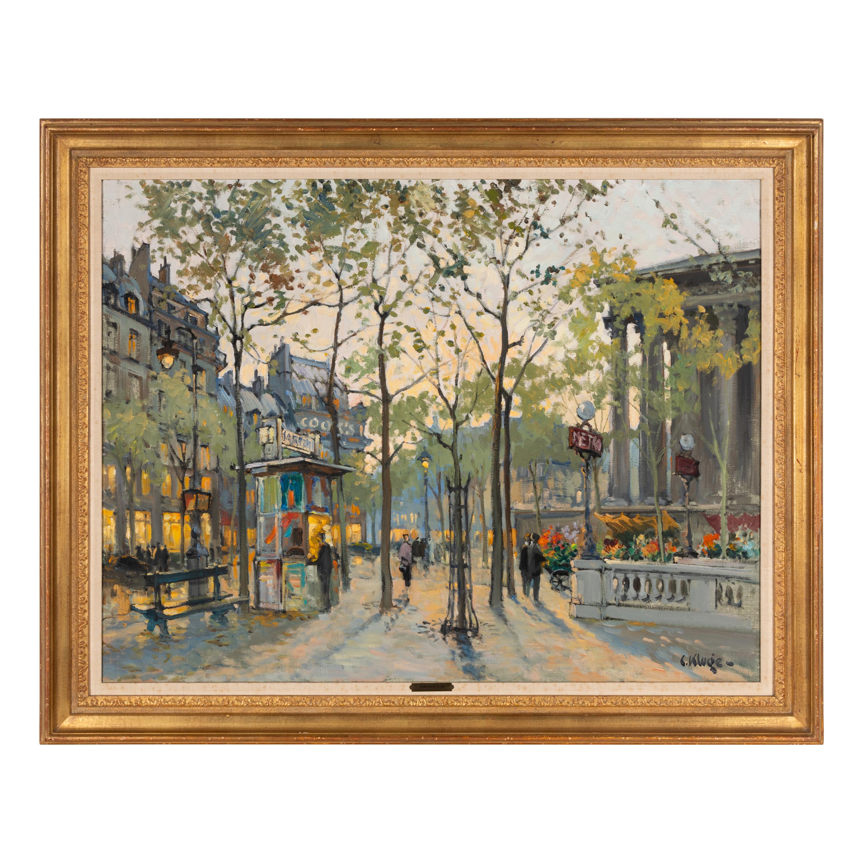 Constantin Kluge (French, 1912-2003) — La Place de la Madeleine