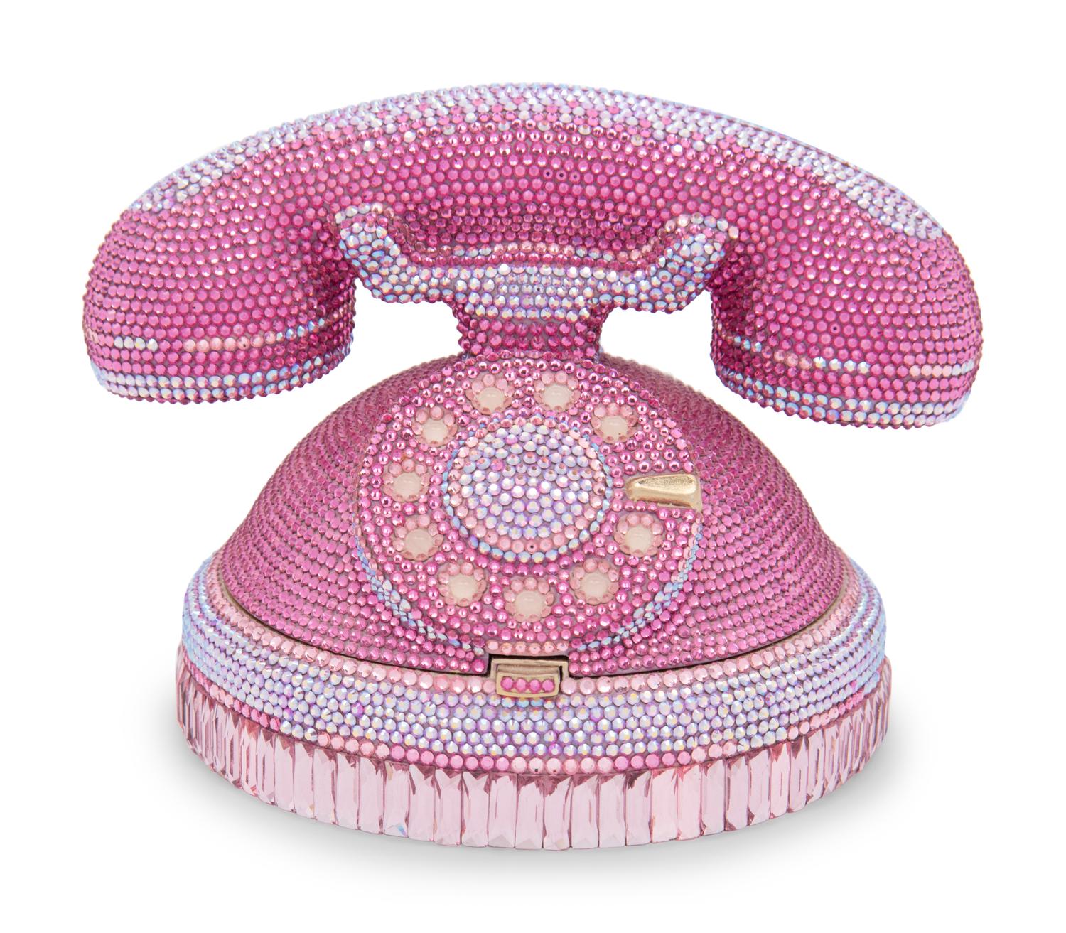 Judith Leiber Collector's Edition Pink Phone Minaudière