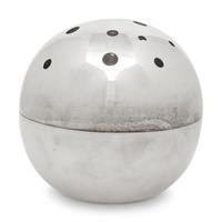 A Christofle Gallia Mars Silver-Plate Spherical Flower Vase