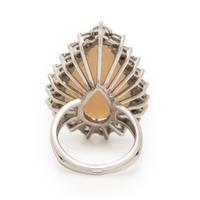 OPAL AND DIAMOND RING