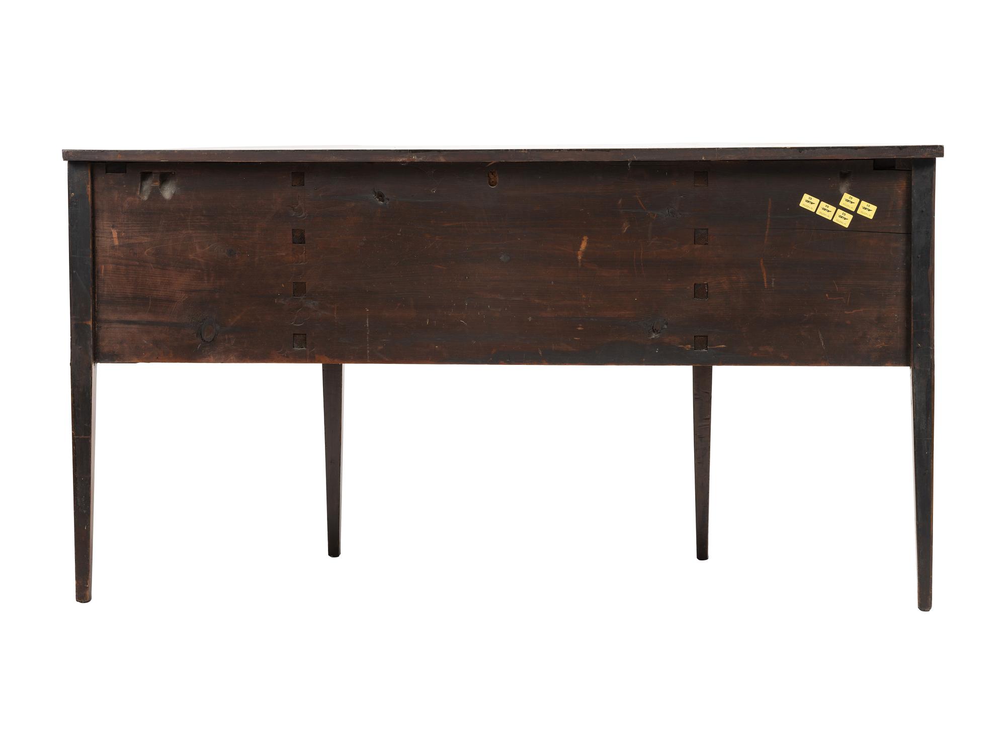 A George III Inlaid Mahogany Sideboard