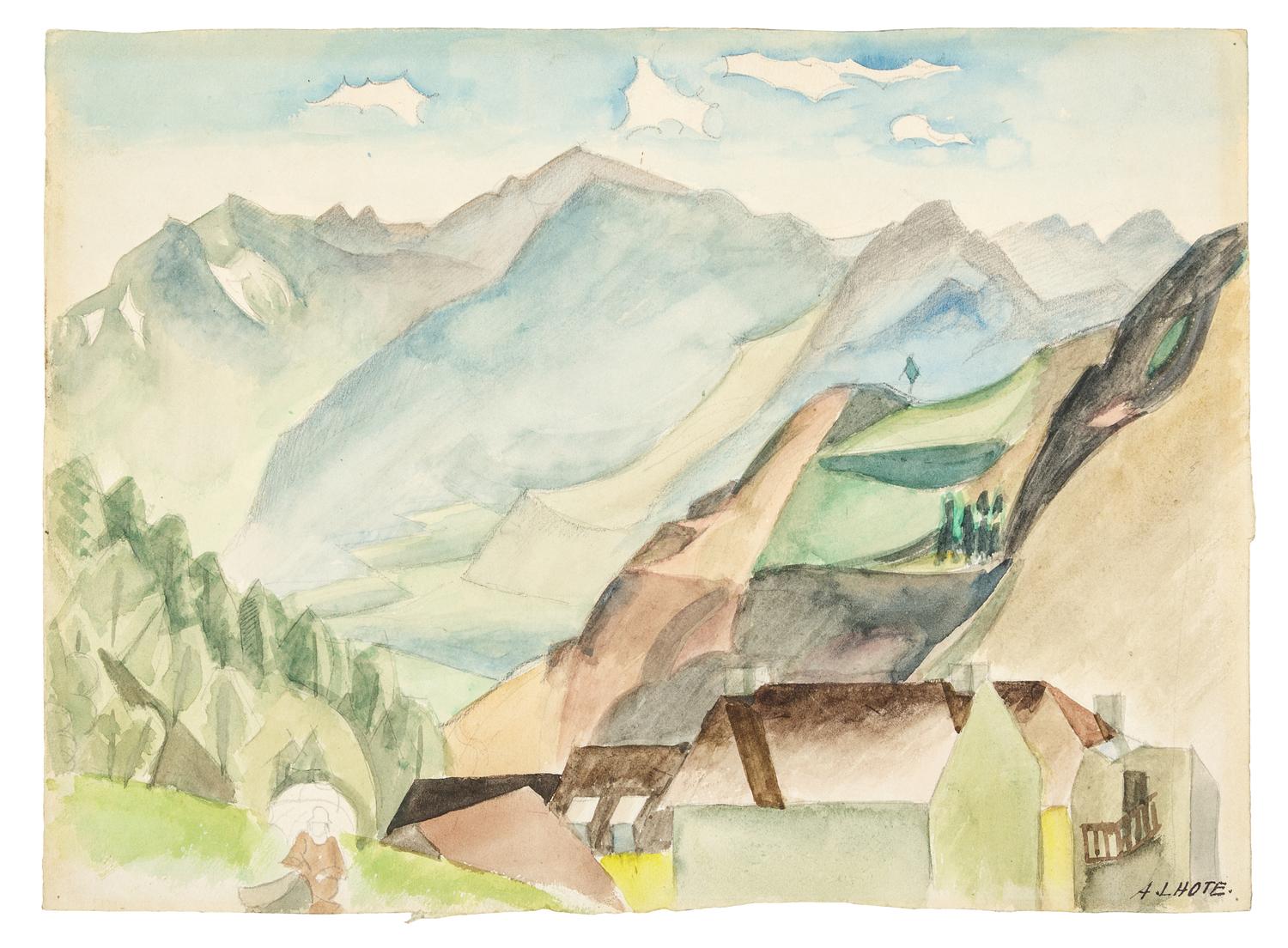 Dans les pyrénées