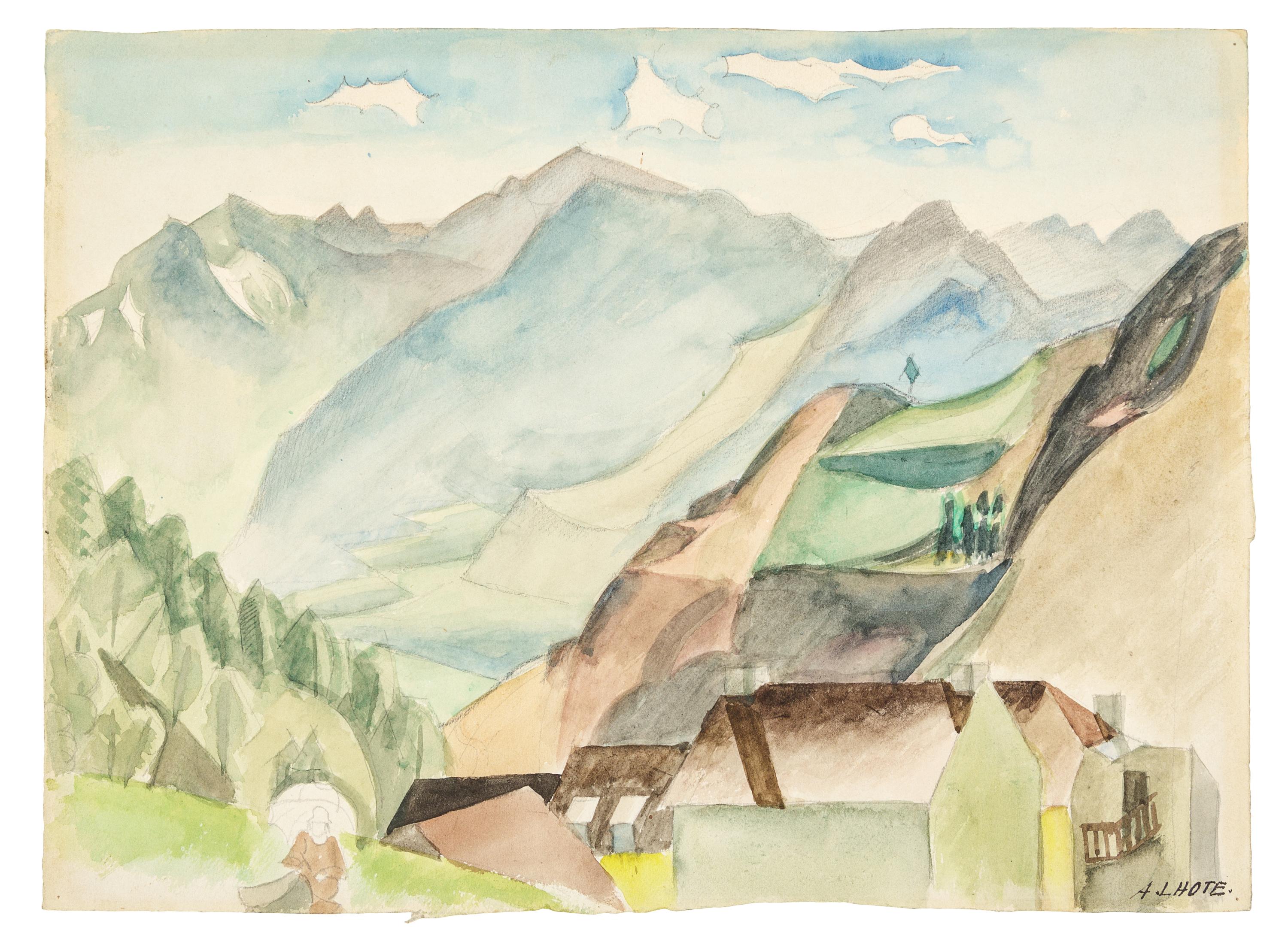 Dans les pyrénées