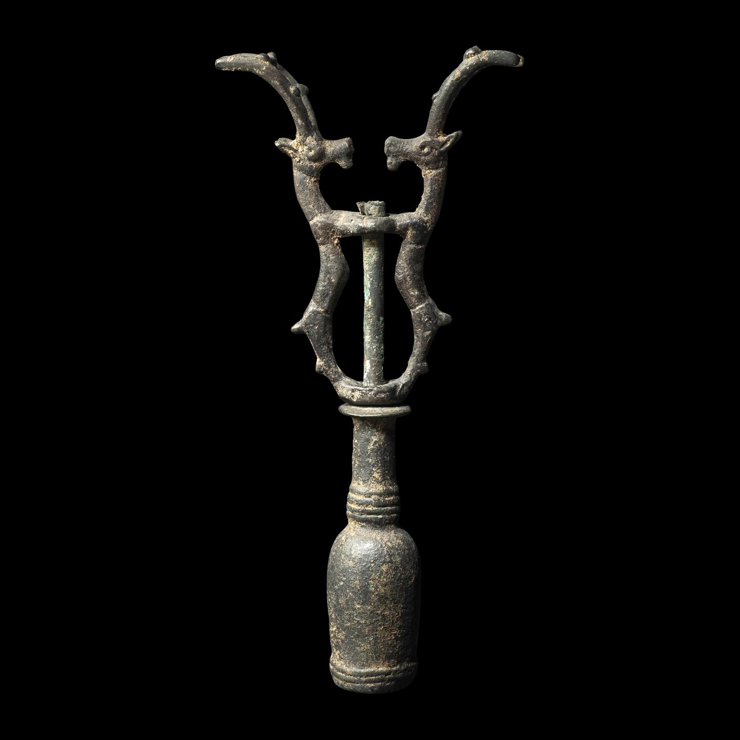 A Luristan Bronze Finial