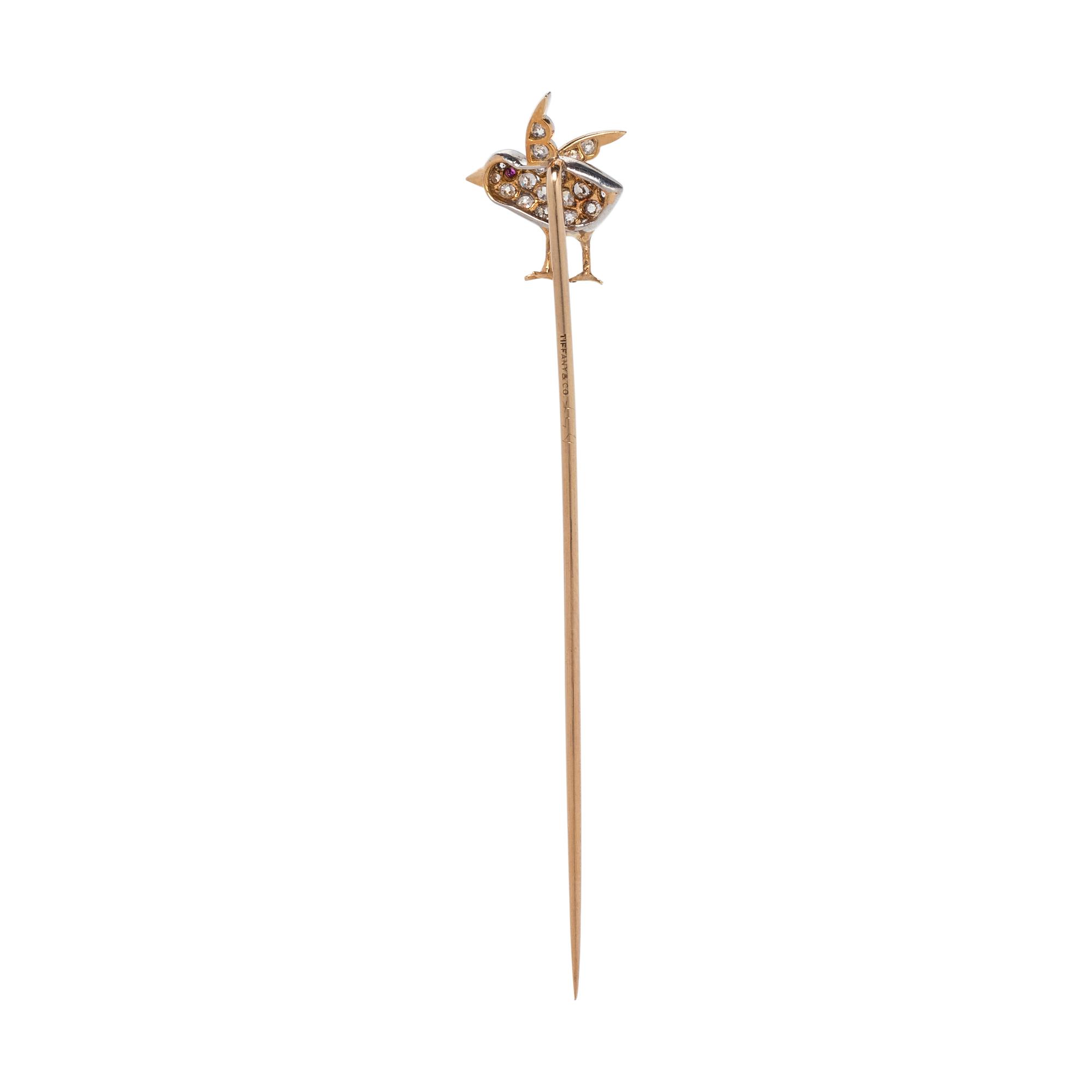 TIFFANY & CO., DIAMOND CHICK STICKPIN