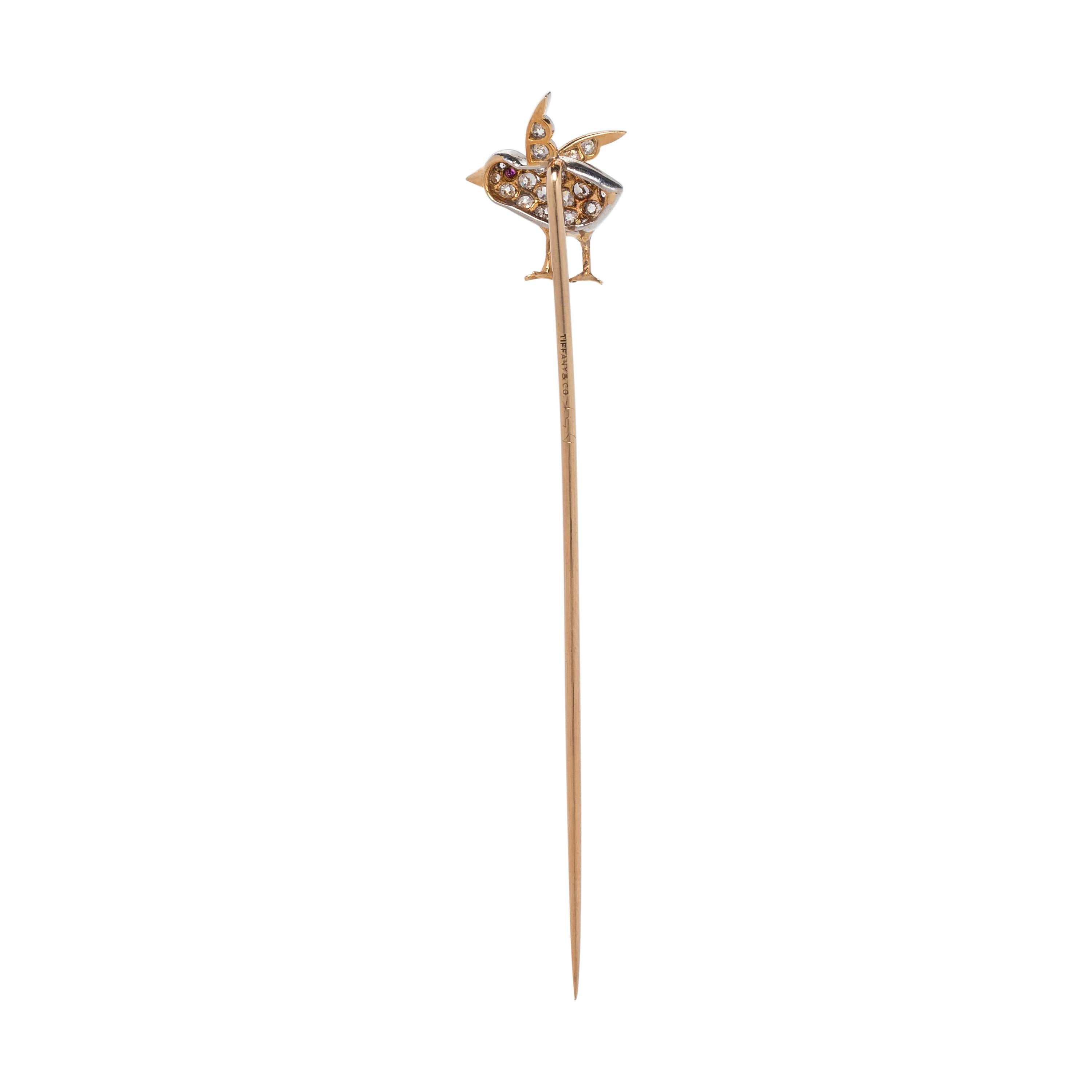 TIFFANY & CO., DIAMOND CHICK STICKPIN