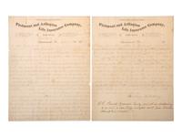 [RECONSTRUCTION]. Dabney MAURY ALS to BEAUREGARD. 1873. [With:] Confederate veteran ephemera.