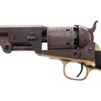 Colt Model 1851 Navy Revolver Inscribed to B.J. Van Valkenburg - 21st Wisconsin Infantry