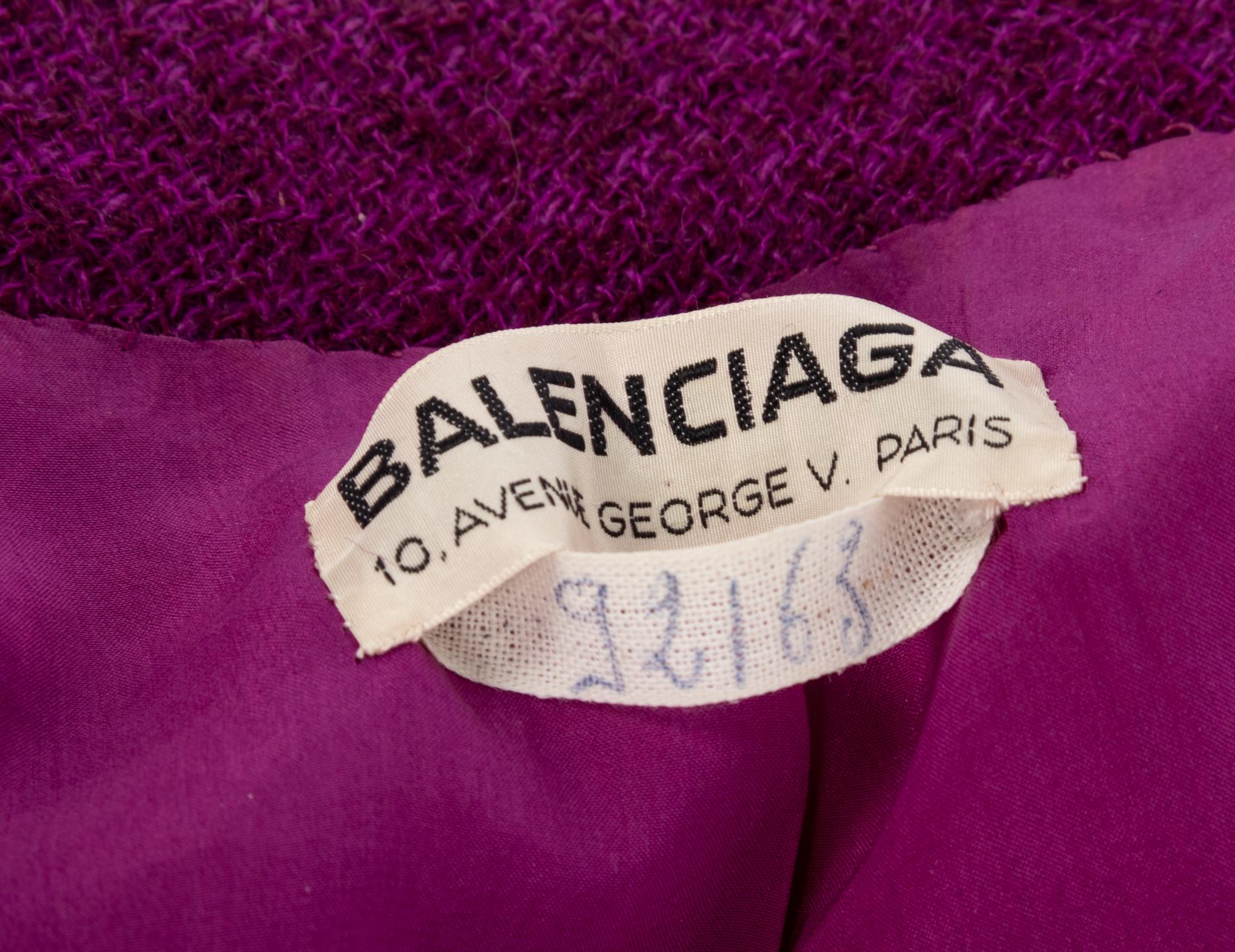 Balenciaga Haute Couture Suit, 1967