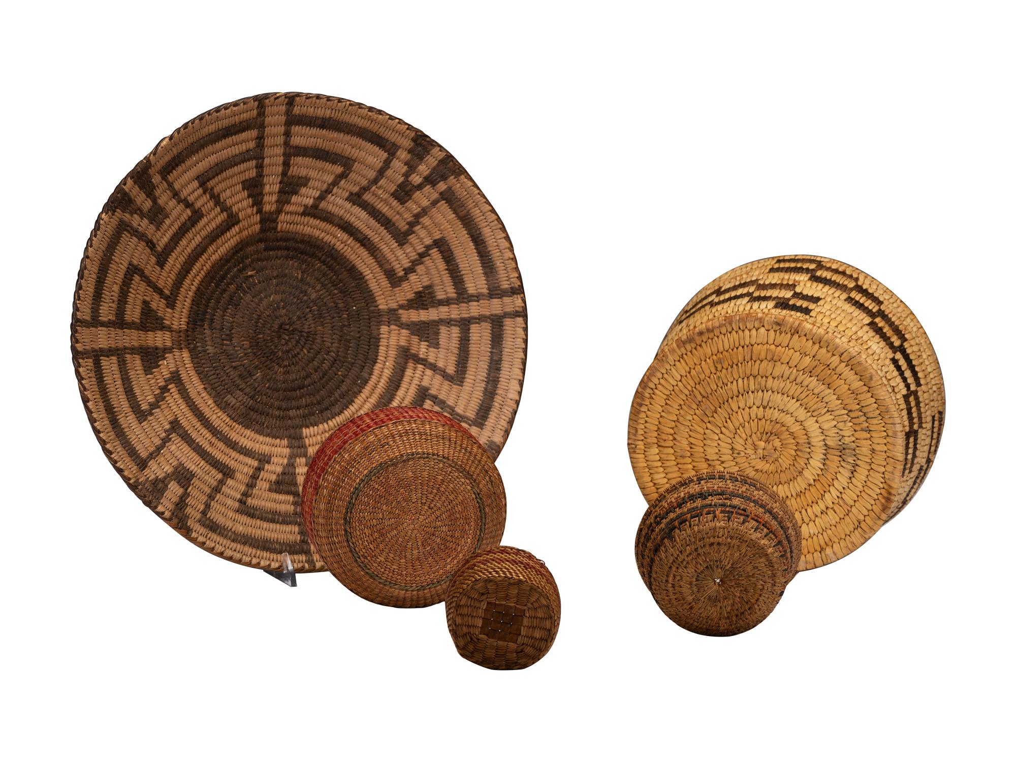 A Collection of Native American Baskets