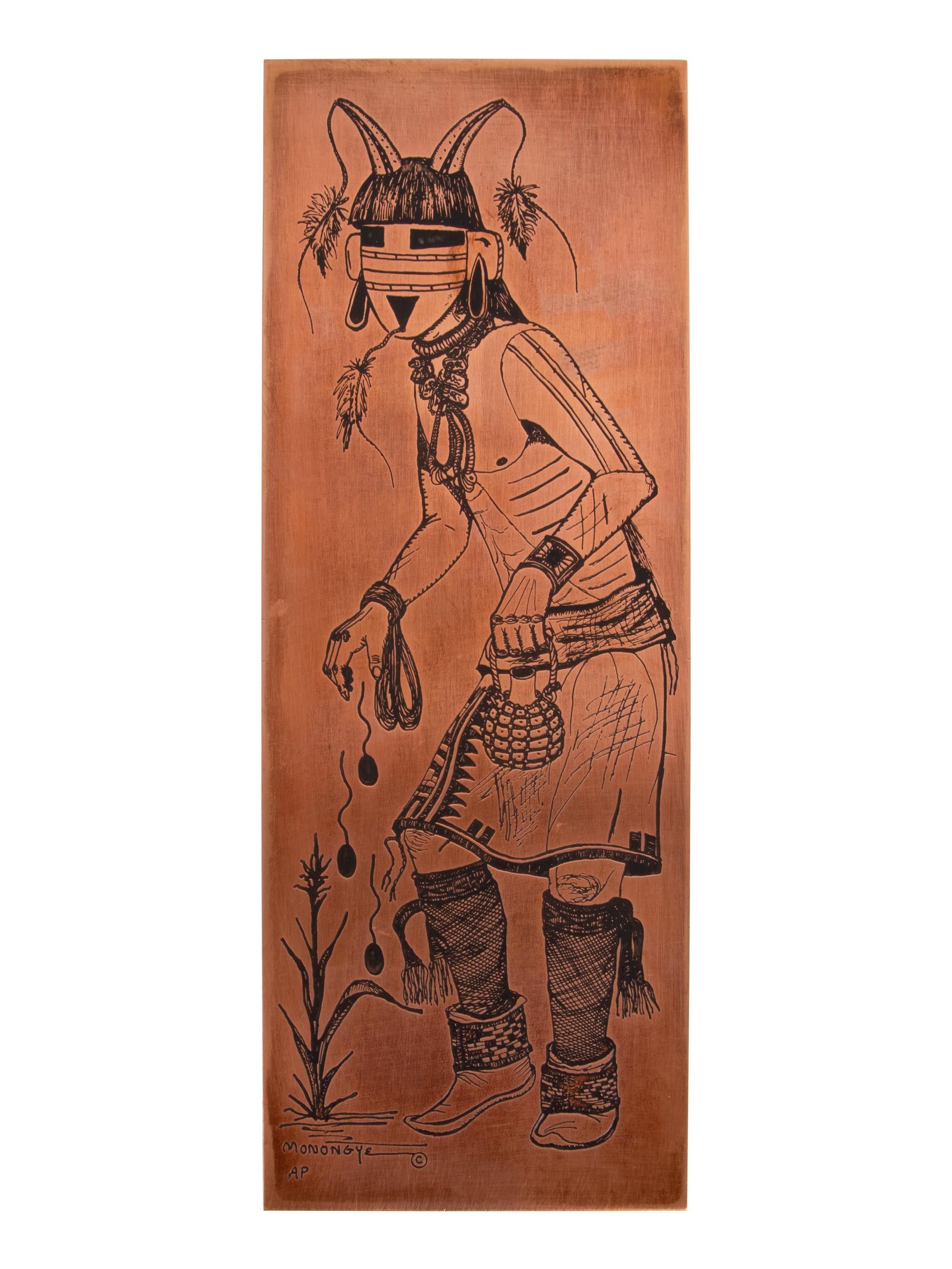Etched Copper Plate