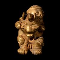A Tairona Tumbaga Mother and Child Figure