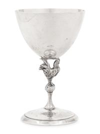 A Set of Six American Silver Goblets