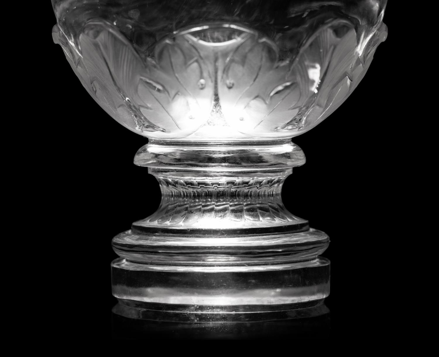 A Russian Carved Quartz Urn-Form Seal