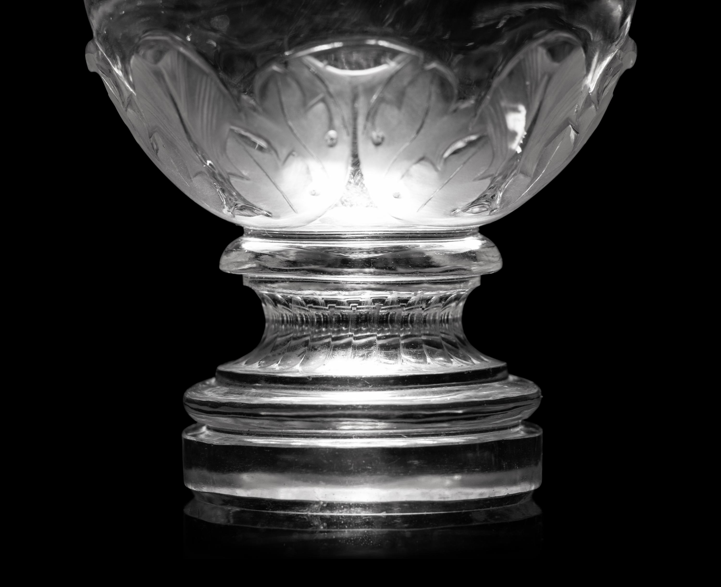 A Russian Carved Quartz Urn-Form Seal