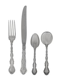 An American Silver Flatware Service