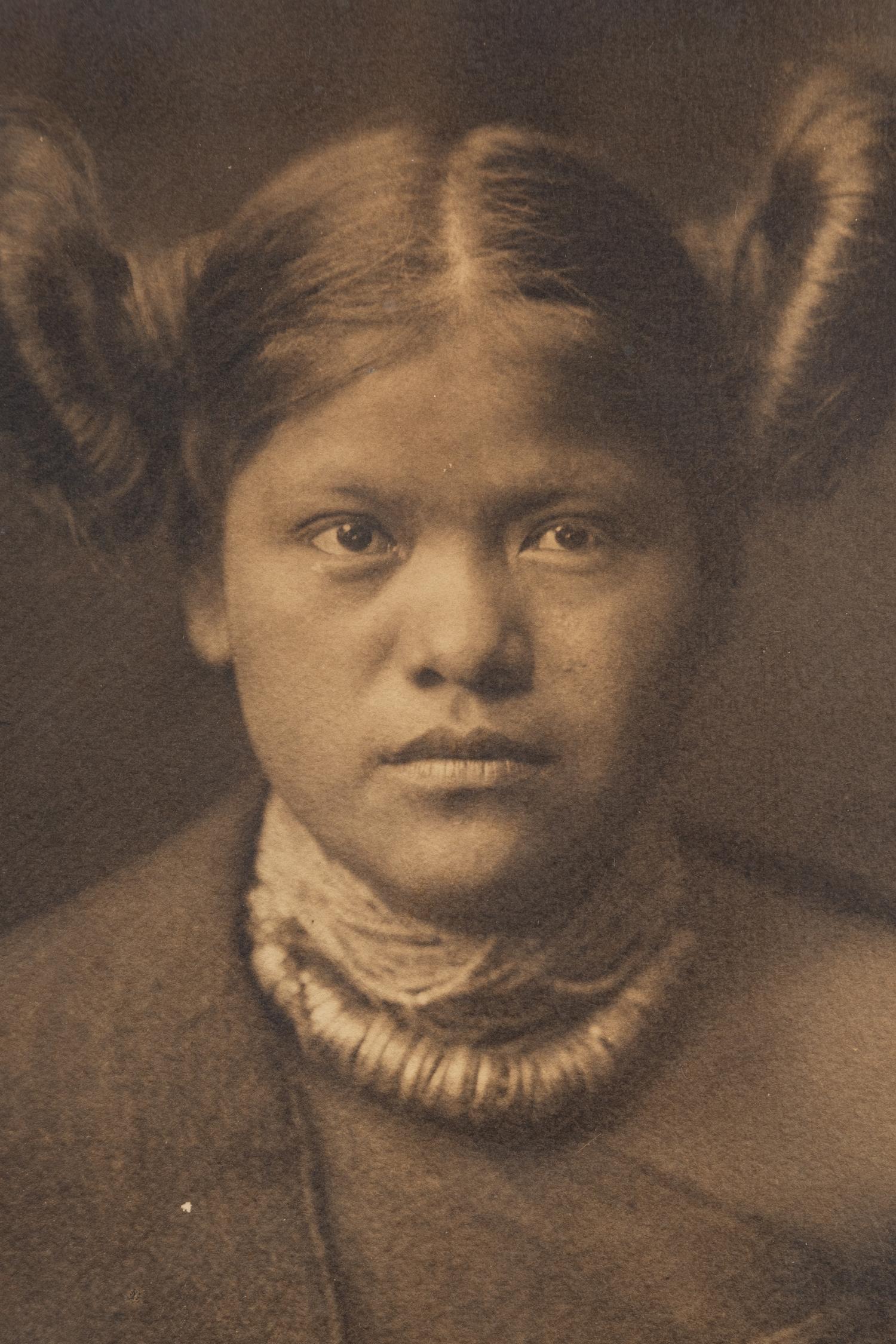 Edward S. Curtis (1868-1952) Primitive style of hair dressing – Hopi, 1904