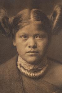 Edward S. Curtis (1868-1952) Primitive style of hair dressing – Hopi, 1904