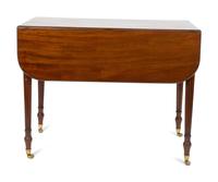 A Regency Mahogany Drop Leaf Table — 19TH CENTURY