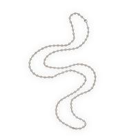 Diamond and White Gold Station Necklace