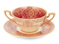 A Royal Worcester Porcelain Dinner Service